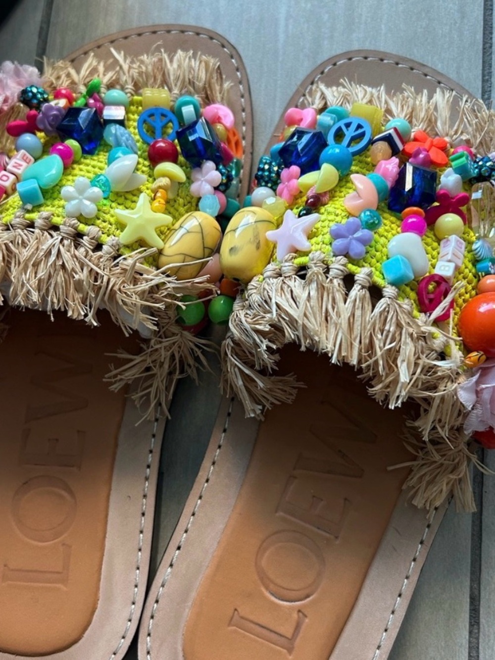 Loewe Colorful Beaded Sandals - Picture 9 of 10